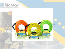 Tablet Screenshot of mantac.com.br